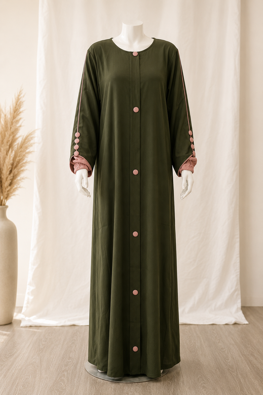 Olive Serenity Abaya